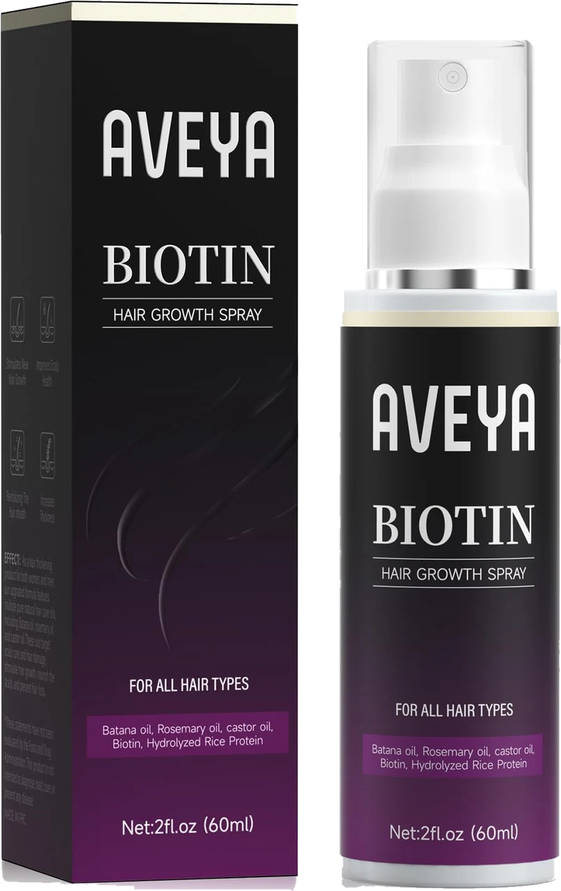 Biotin Hair Growth Spray, 2 fl oz (60 ml) bottle